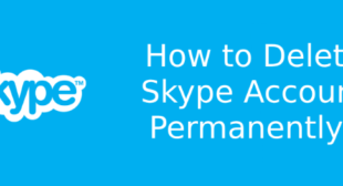 How to delete Skype account info and account completely