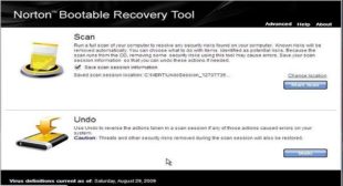 Retrieve data using Norton Bootable Recovery Tool