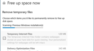 Free Up Space By Removing these Windows Files and Folders
