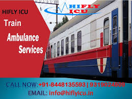 Avail Hifly ICU Train Ambulance in Hyderabad with Medical Team