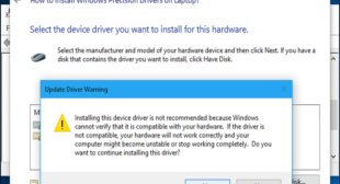 How to Install Windows Precision Drivers on Laptop? – norton.com/setup