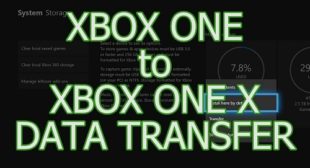 How to Transfer Xbox One Games to Xbox One X with External Hard Drive?