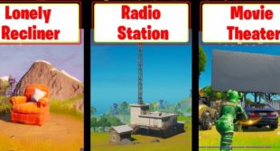 Fortnite: Location of Radio Station, Movie Theater & Lonely Recliner