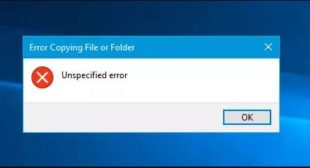 How to Fix 80004005 Unspecified Error While Copying File In Window 10