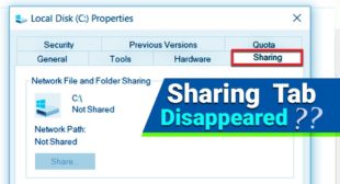 Fix: Sharing Tab Missing in The Folder Properties