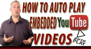 How to Autoplay Embedded YouTube Videos