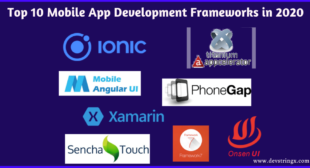 Top 10 Mobile App Development Frameworks in 2020