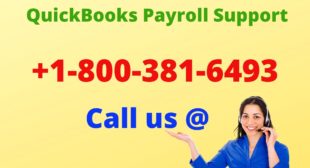 QuickBooks Payroll Support Phone Number || 1-8OO-381-6493