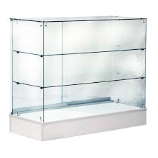 High quality Frameless glass showcases for retail