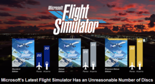 Microsoft’s Latest Flight Simulator Has an Unreasonable Number of Discs