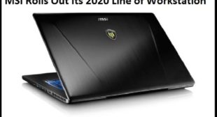 MSI Rolls Out Its 2020 Line of Workstation