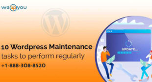 10 WordPress Maintenance tasks to Perform Regularly – wewpyou.com