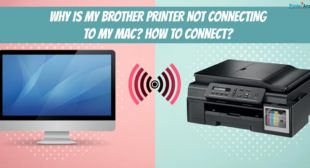 why is my brother printer not connecting to my mac