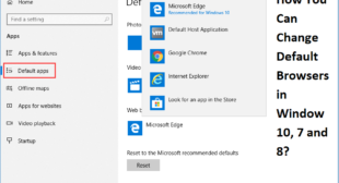 How You Can Change Default Browsers in Window 10, 7 and 8? Webroot.com/safe
