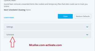 McAfee Quick Clean Tool – Www.Mcafee.Com/Activate