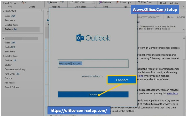 setup microsoft 365 email in outlook