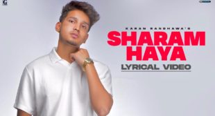 Sharam Haya Lyrics – Karan Randhawa