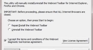 How To Fix the Webroot Remove & Reinstall Tool not Working Error?