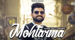 Mohtarma Lyrics – Khasa Aala Chahar